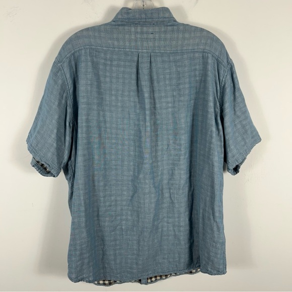 ❤️Eddie Bauer Men's Blue Casual Shirt XL - Picture 4 of 9